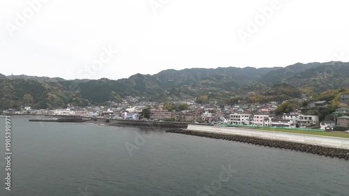 Coastal Landscape of Taga Area Atami City from Above