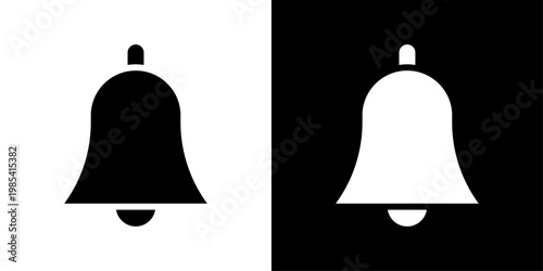 Notification icon in solid style representing alerts, reminders, app notifications, system messages and real-time updates concept.