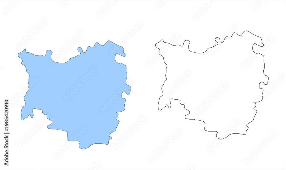 Fototapeta premium Map of Aurangabad high quality professional illustration image graphic suitable for digital media marketing presentations and creative design projects