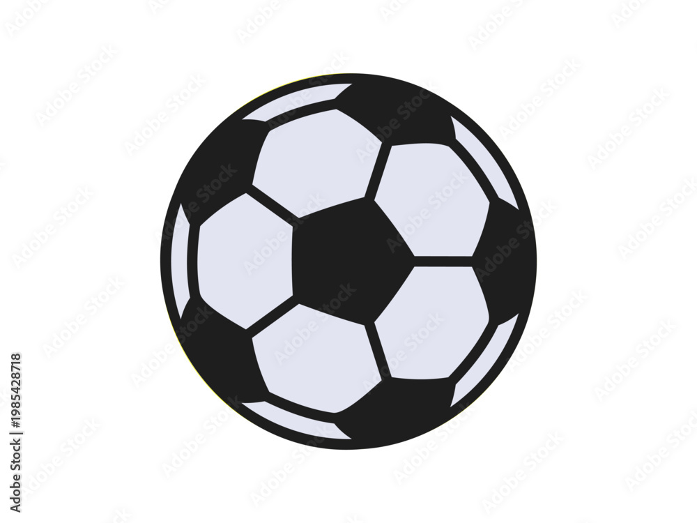 Fototapeta premium Soccer Ball. Outline icon.