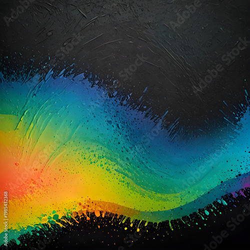 Vibrant Multi-colored Abstract Geometric Pattern