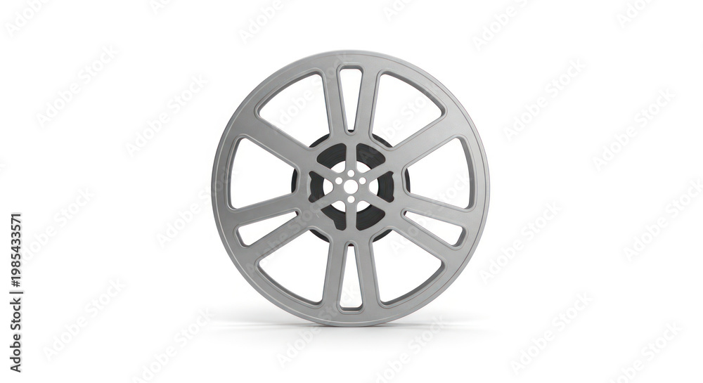 Obraz premium Film Reel for Retro Cinema Projects and Vintage Movie Production