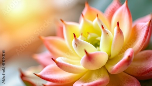 Closeup Of Succulent Plant Leaves