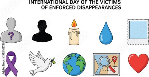 Commemorating the International Day of the Victims of Enforced Disappearances with Symbols of Remembrance and Hope