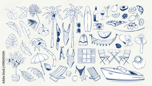Summer Beach Vacation Set