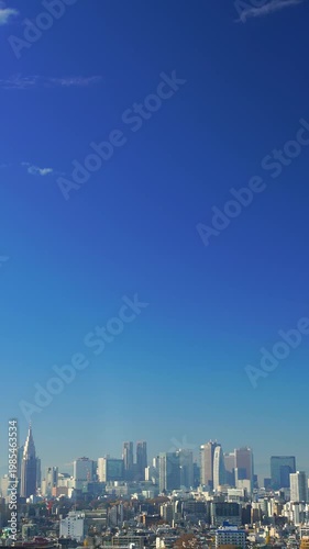 平河町から望む新宿のビル群