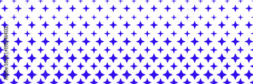 horizontal gradient of blue and white squares halftone texture vector illustration blue and white dot background. Eps 10
