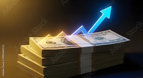 Financial Growth Money Concept