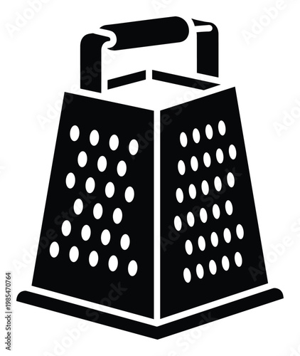 Versatile kitchen grater with multiple grating surfaces and comfortable handle, ideal for quickly shredding cheese, vegetables, and spices in various culinary projects