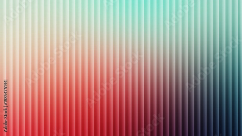 Abstract gradient blend of warm and cool tones in pixelated style illustration