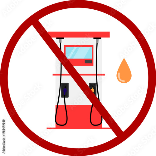 No gas station icon