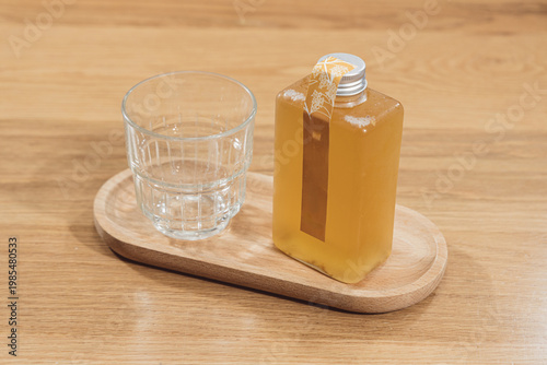 osmanthus oolong tea in bottle