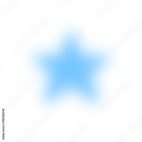Photography blurry star y2k graphic