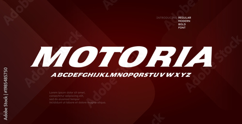 Modern Font, Simple and Minimalist Alphabet. Business, Entertainment, Fashion Font. Editable vector uppercase alphabet.