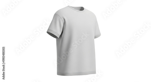 Light Gray T-Shirt Mockup