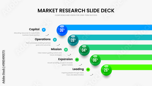 Company Strategy Five Step Infographic Slideshow Layout. Modern Planning 5 Option Chart Presentation Design. Visual Portfolio Frame Template Vector Illustration.