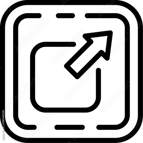 Up right from square Icon