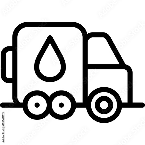Truck droplet Icon