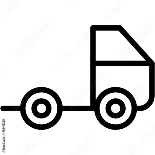 Truck container empty Icon