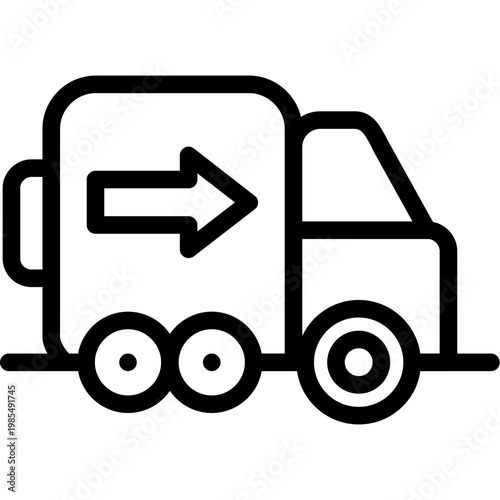 Truck arrow right Icon