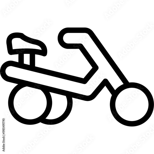Tricycle adult Icon