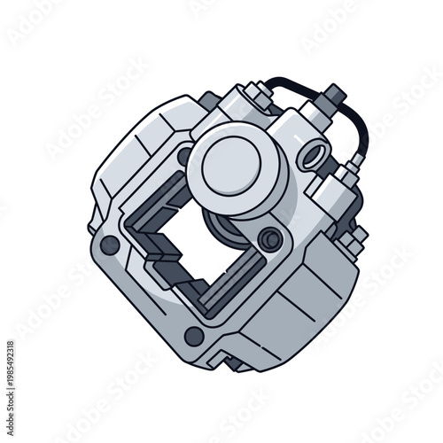 Automotive Brake Caliper Assembly - Modern Vehicle Component