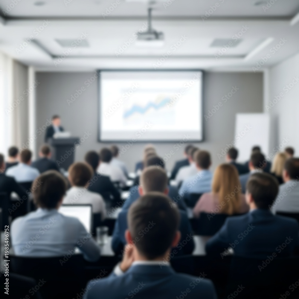 Fototapeta premium Business presentation in a conference room.