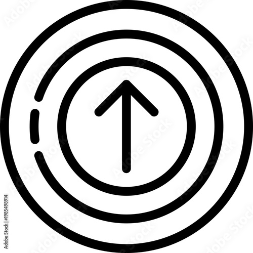 Circle arrow up Icon