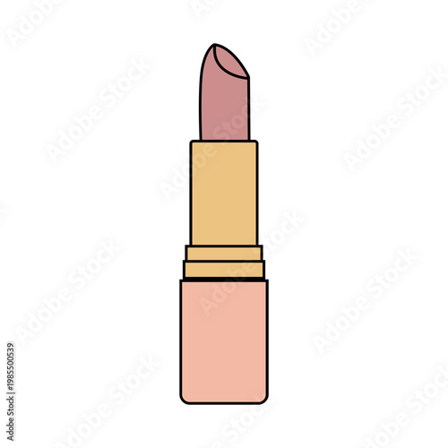 Pink Lipstick Cosmetic Product Icon