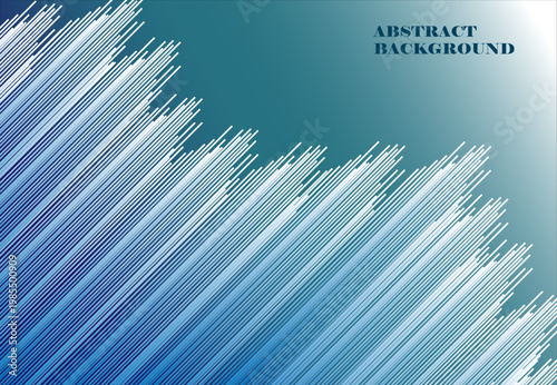 Abstract icy background with streaks of blue and white lines moving diagonally