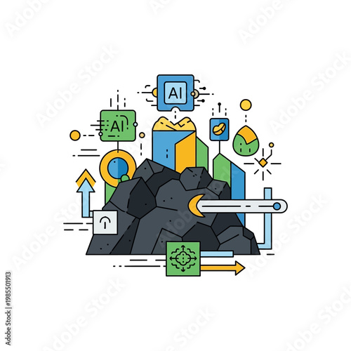 AI Mining Technology: Extracting Data from Raw Resources with Artificial Intelligence