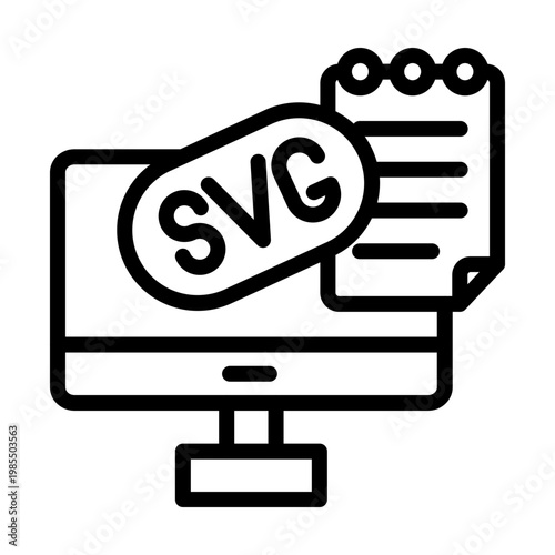 Svg File Vector Icon