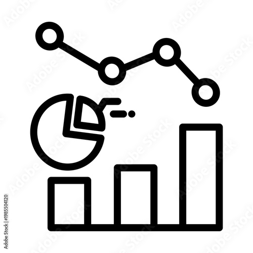 Bar Chart Vector Icon