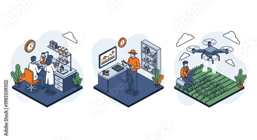 Ag Lab Drone Data Farm Help Grow Food New Way Fast High Real Crop Plan