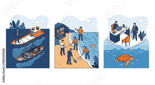 Eco sea plan to save fish plus sand plus help sea life now act go