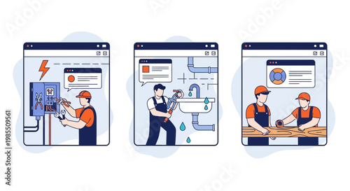 Pro Job Fix Work Home Tool Task Shop Web Site Men Art Help Care Craft