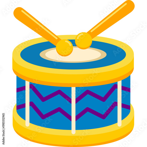 Carnival Drum Illustration