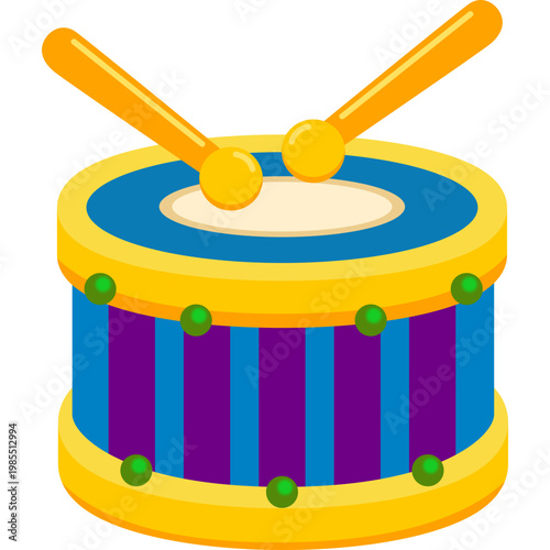 Carnival Drum Illustration