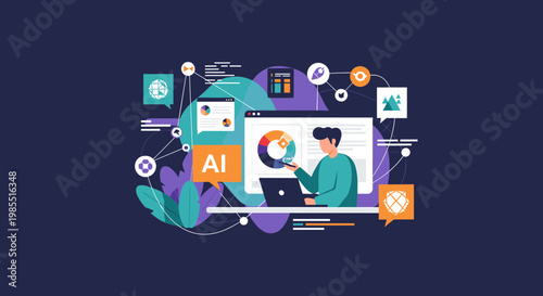 A calming, solid deep blue backdrop evokes a feeling of trust and professionalism, ideal for branding, website design, and marketing materials.