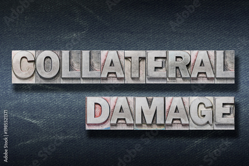 Obraz w ramie collateral damage den