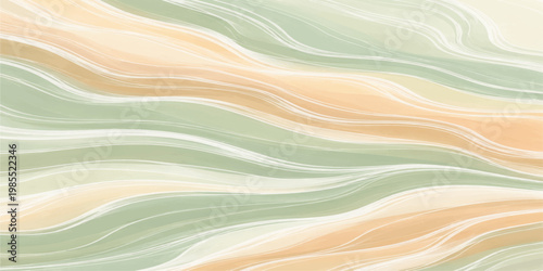 Abstract colorful wave background with flowing lines soft pastel textures and smooth motion inspired by water and nature