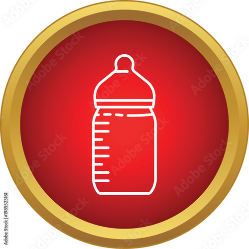 Baby bottle delivering essential nutrition for infant feeding