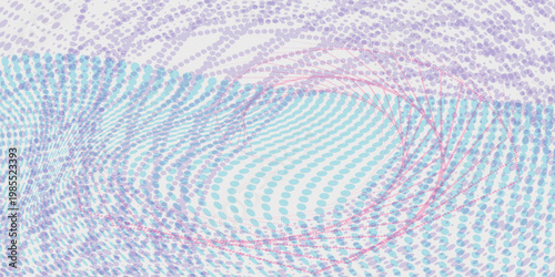 Modern Corporate Horizontal Header with Abstract Halftone Circles and Gray Tech Background