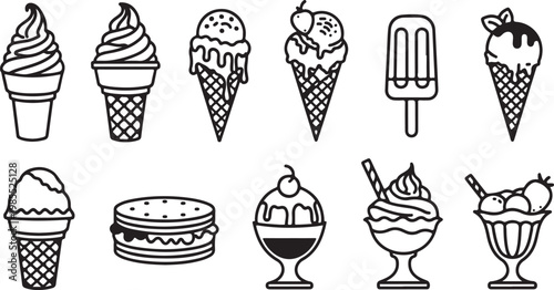 A collection of utility objects including fabric, ceramics and metal items Vector