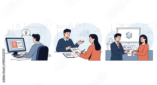 Job path aim work hard idea win get sign desk hire boss task goal earn