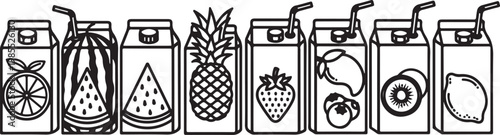 A collection of vintage bicycles and motorcycles with unique designs Vector