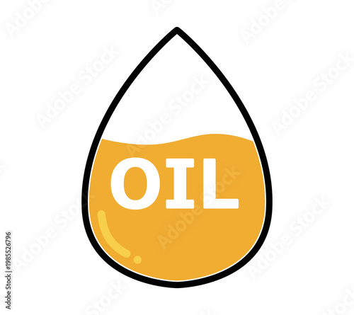オイル　原油　ガソリン　イラスト素材
