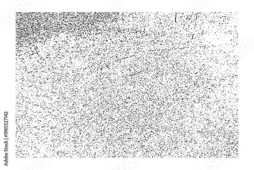 Grunge texture cracks and scratches overlay. Abstract chaotic messy blobs and spatters. Stain and drops dirty backdrop vintage noise effect surface. Isolated. Vector illustration.