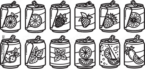 Collection of antique silver and metal decorative boxes with intricate designs Vector