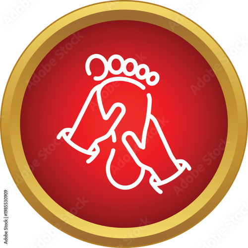 Hands massaging a foot, representing health and spa concepts